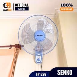 Quạt treo tường 2 dây Senko TC1626 3 cánh gió mạnh công suất 47W chính hãng bảo hành 24 tháng 8