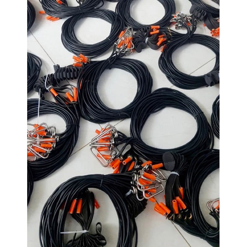 DÂY CỘT GÀ CAO SU CO GIÃN , DÂY THẢ GÀ CHẠY BỘI - DÀI 2M