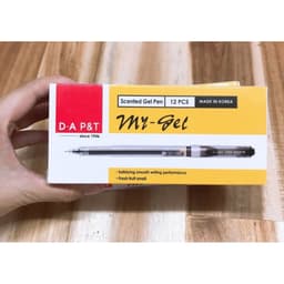 Bút gel nắp đậy Dong A My gel hàng chính hãng hàn quốc 0.5mm. Mực đều đẹp, êm ái, màu mực đẹp. 4