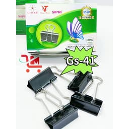 Hộp 12 Cái Kẹp Bướm Đen 51mm/ GS-51 / GSTAR / Kẹp Chắc Chắn, Chống Gỉ, Kẹp Giấy, Tài Liệu Chất Lượng Tốt 2