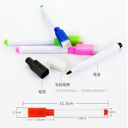 Bút Lông Viết Bảng Trắng Có Đầu Xoá Dùng Trong Học Liệu Viết Xoá An Toàn 2