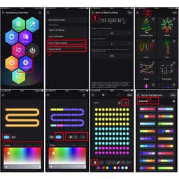 WIFI UFO BỘ ĐIỀU KHIỂN FULL MÀU NHÁY THEO NHẠC APP SURPLIFE CHO LED ARGB WS2812B WS2811 WS2815 6
