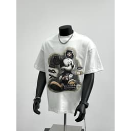 Áo thun chuột Mickey form unisex 100% cotton 2 chiều_hình in kĩ thuật số 1