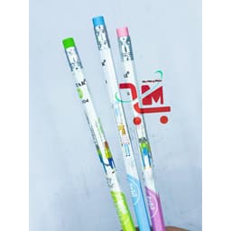 Hộp 12 Cây Viết Chì Đen HT104 2B GSTAR / Bút Chì Chuốt Gỗ Đen Có Gôm GSTAR, Hoạ Tiết Gấu Cho Bé 3