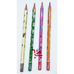 Hộp 12 Cây Viết Chì Đen HT102 - 2B GSTAR ,Bút Chì Chuốt Gỗ Đen Không Gôm GSTAR/Bút Chì Hoạ Tiết Hình Hươu Cao Cổ, Thú, 3