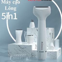 Máy Cạo Lông Đa Năng 5 IN 1 MARSKE, Cạo Lông mày, Bikini, Lông Mũi, Không kích ứng da, an toàn 7