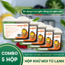 Hộp Khử Mùi Tủ Lạnh Beecok Than Hoạt Tính Hương Trà Xanh 150g Chống Khử Mùi Hôi 7