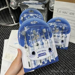 Bàn Chải Đánh Răng Phi Hành Gia Cho Bé 3-12 Tuổi Sợi Siêu Mềm 0.12mm, Siêu Dễ Thương 4