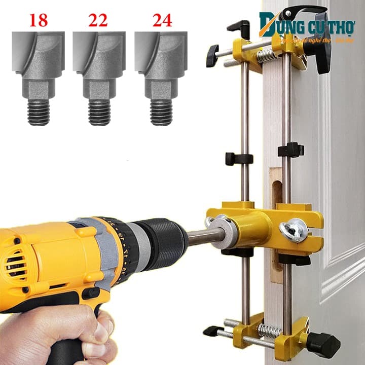 [CAO CẤP] BỘ CỮ KHOAN ĐỤC, BỘ LÀM KHÓA CỬA GỖ