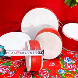 Trống Con, Trống Gỗ,Trống Gỗ Mini,Trống Da Trung Thu, Trống Đỏ Truyền Thống, Trống Múa Lân 6