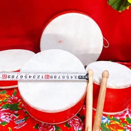 Trống Con, Trống Gỗ,Trống Gỗ Mini,Trống Da Trung Thu, Trống Đỏ Truyền Thống, Trống Múa Lân 9