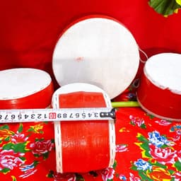 Trống Con, Trống Gỗ,Trống Gỗ Mini,Trống Da Trung Thu, Trống Đỏ Truyền Thống, Trống Múa Lân 7