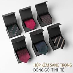 Cà Vạt Nam Thắt Sẵn Dây Kéo Bản Cao Cấp Tiện Lợi - Thomas Nguyen 5