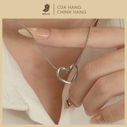 Dây Chuyền Nữ Thép Y Tế Mặt Trái Tim NHÀ CÚ Không Đen Gỉ Phong Cách Phụ Kiện Vòng Cổ Hàn Quốc 6917 5