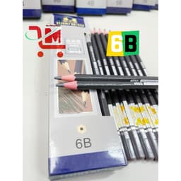 Hộp 12 Bút Chì Gỗ ELISA TODO SUYO 2B, Chì Chất Lượng Tốt, Tiêu Chuẩn Nhật  Gỗ Chắc Chắn, Bền Đẹp, Không Có Gôm 4