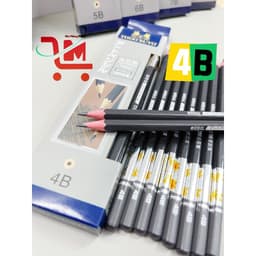Hộp 12 Cây Bút Chì Gỗ ELISA 4B, Todo Suyo, Đạt Chuẩn Nhật Bản, Chất Liệu Gỗ Chắc Chắn, Bền Đẹp, Chì Đậm, Sắc Nét 2