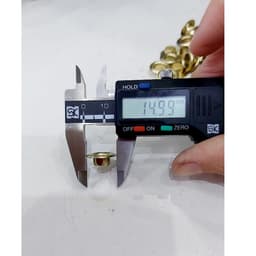Khoen ore 8mm Bằng Sắt xi Màu VÀNG Bán sỉ Túi 1kg KHÔNG long đền Khuy mắt cáo thẻ tag, bấm túi giấy 4