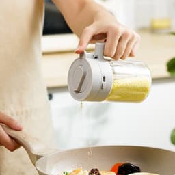 Lọ Đựng Gia Vị Thuỷ Tinh Boro Chống Vỡ Cao Cấp - Hộp Đựng Gia Vị Có Thìa Để Ngăn Riêng Chống Ẩm, Nắp Kín Có Khóa 6
