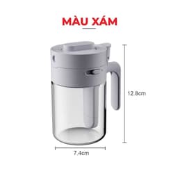 Lọ Đựng Gia Vị Thuỷ Tinh Boro Chống Vỡ Cao Cấp - Hộp Đựng Gia Vị Có Thìa Để Ngăn Riêng Chống Ẩm, Nắp Kín Có Khóa 4