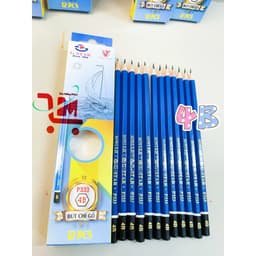 Hộp 12 Cây Viết Chì Đen Vỏ Gỗ P333- 3B, 4B, 5B,6B, GSTAR/Bút Chì Chuốt Gỗ Đen Không Có Gôm GSTAR, Chất Lượng Tốt 9