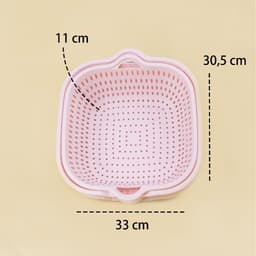 Bộ rổ vuông 6 món có Chậu nhựa việt nhật, Tiên ích. 4