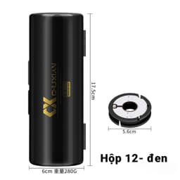 Hộp Đựng Trục Câu Đài silicone Chuxian cao cấp, Hộp trục câu đài silicon cao cấp xanh, đen, hồng, vàng, hộp trục chuxuan 4
