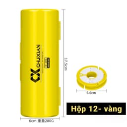 Hộp Đựng Trục Câu Đài silicone Chuxian cao cấp, Hộp trục câu đài silicon cao cấp xanh, đen, hồng, vàng, hộp trục chuxuan 6