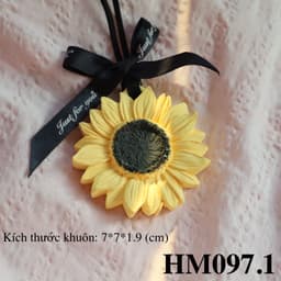 [Nhiều mẫu] Khuôn silicon làm sáp thơm, thạch cao thơm hình hoa các loại, khuôn hoa làm sáp thơm treo phòng - HM097 1
