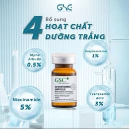 [ Kèm Quà ] Tế Bào Gốc GSC Hàn Quốc. Phục Hồi Sửa Chữa Tổn Thương Chuyên Sâu. Sáng Da, Mờ Thâm Nám, Tàn Nhang, Giảm Sẹo 4