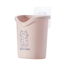 [Top Value] Cốc Dán Tường Nhựa Việt Nhật NH463 Cắm Bàn Chải, Kem Đánh Răng, 1 Cốc Dán Có Lỗ Thoát Nước (6370) 7