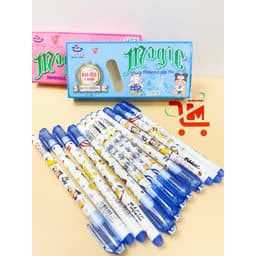 Hộp 12 Bút Gel Xoá Được MAGIC G-STAR ER-03 0.5mm, Màu Mực Đẹp, Tươi Sáng, Chất Lượng Tốt, Mực Xanh, Tím 5