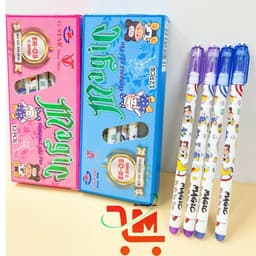 Hộp 12 Bút Gel Xoá Được MAGIC G-STAR ER-03 0.5mm, Màu Mực Đẹp, Tươi Sáng, Chất Lượng Tốt, Mực Xanh, Tím 1