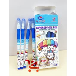 Hộp 12 Cây Bút Gel Xoá Được Giza Gstar/GIZA  Ngòi 0.38mm/2 Đầu Gôm Bôi Xoá Tiện Lợi Cho Bé/ Màu Mực Xanh Và Tím 5