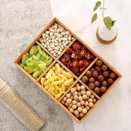 KHAY ĐỰNG MỨT, KHAY ĐỰNG BÁNH KẸO TẾT, HẠT KHÔ BỀN ĐẸP SANG TRỌNG GỖ MDF CAO CẤP 6
