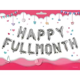 Dây chữ dạ & bóng chữ Happy Fullmonth trang trí đầy tháng cho bé 5