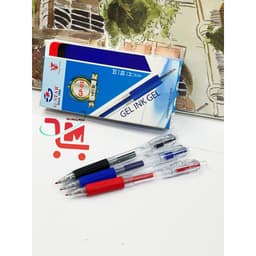 Hộp 12 Cây Bút Gel Bấm G-STAR GP-05 Ngòi 0.5mm/Viết Bấm Nước Mực Xanh, Đỏ, Đen, Ngòi Êm, Cho Nét Đều, Chất Lượng 2