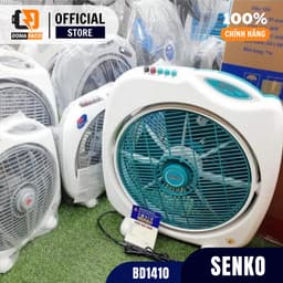 Quạt bàn đảo loại to, quạt hộp Senko BD1410 47W 3 cấp độ gió - Bảo hành 24 tháng chính hãng 4