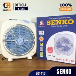 Quạt bàn đảo loại to, quạt hộp Senko BD1410 47W 3 cấp độ gió - Bảo hành 24 tháng chính hãng 7