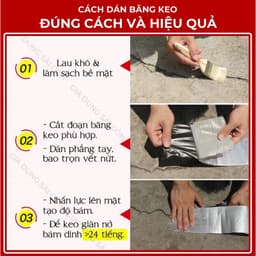 Băng keo chống thấm x2000 băng keo siêu dính Nhật Bản chống thấm dột, dán tường, dán mái tôn, dán ống nước TR TARAA 4