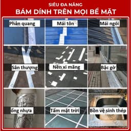 Băng keo chống thấm x2000 băng keo siêu dính Nhật Bản chống thấm dột, dán tường, dán mái tôn, dán ống nước TR TARAA 3