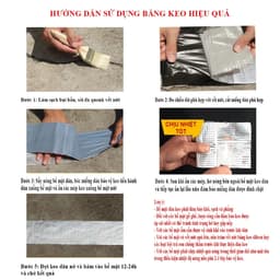 Băng keo chống thấm x2000 băng keo siêu dính Nhật Bản chống thấm dột, dán tường, dán mái tôn, dán ống nước TR TARAA 9