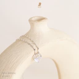 Dây Chuyền Nữ Nơ, Sao, Đuôi Cá, Hành Tinh NHÀ CÚ Màu Bạc Đính Đá Zircon Cz 5A Vòng Cổ Phụ Kiện Trang Sức Thời Trang 9
