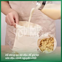 Túi lọc trà vải cotton 100%, lọc cà phê, thảo dược, thực phẩm đa năng dùng nhiều lần an toàn thực phẩm Mixmore 7