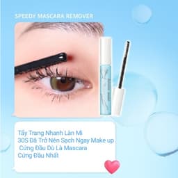 Mascara Tẩy Trang Và Làm Sạch Nhanh Làn Mi Kissme Heroine Make Speedy Mascara Remover (7.3mL) 7