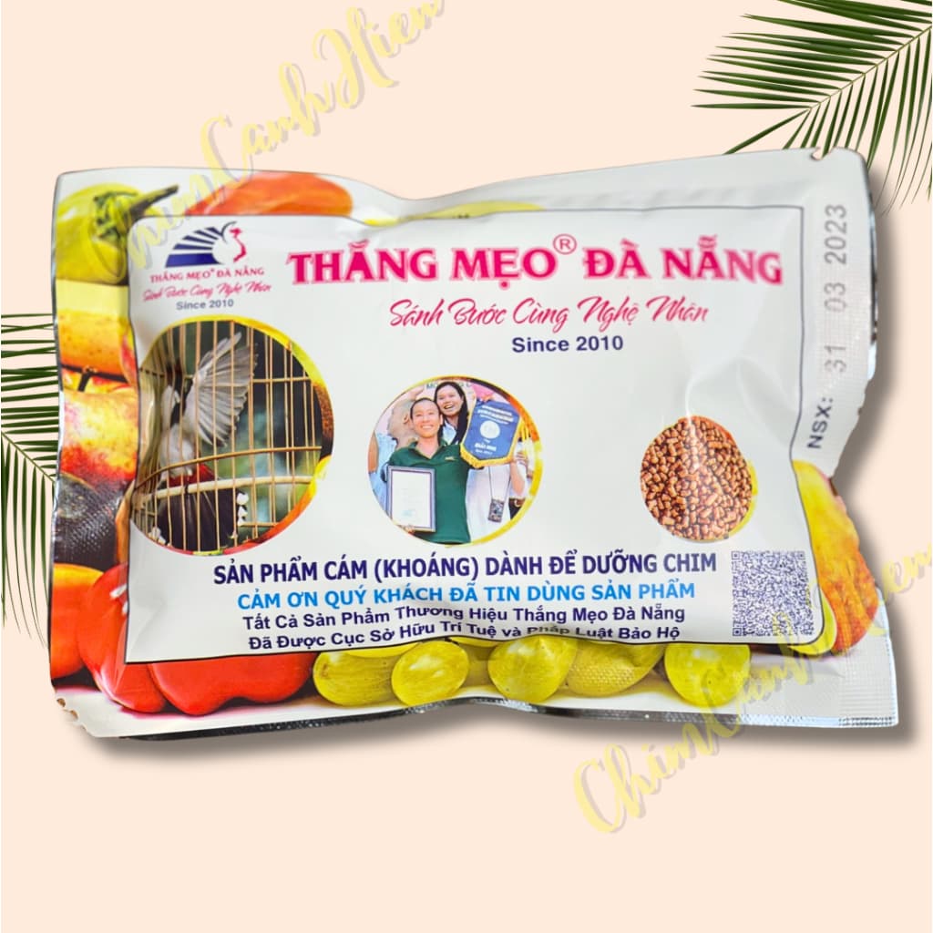 Cám Chào Mào Khoáng Dưỡng (Trắng) Thắng Mẹo Cung Cấp Khoáng Chất Chào Mào - 200gr