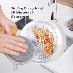 [ COMBO 6 CÁI ] Miếng Bọt Biển Rửa Chén Bát 3 Lớp PTLUXURY Giẻ Rửa Bát Đĩa Đũa Cọ Xoong Nồi Đa Năng Tạo Bọt 2