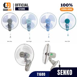 Quạt treo tường senko 1 dây T1680 47w bảo hành chính hãng 24 tháng 8