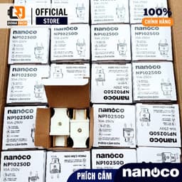 Phích cắm đực và ổ cắm cái Nanoco chính hãng chịu tải tốt 4