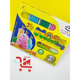 Hộp Sáp/ Đất Nặn Gstar TL-10, Đất Nặn Thái Lan 10 Màu, Cho Bé Chơi Vui Sáng Tạo, Kèm Dao Cắt 3