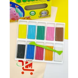 Hộp Sáp/ Đất Nặn Gstar TL-10, Đất Nặn Thái Lan 10 Màu, Cho Bé Chơi Vui Sáng Tạo, Kèm Dao Cắt 4